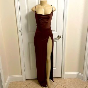 Fashion Nova High Split Dress